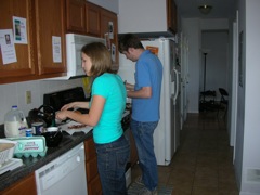 Tim and Amanda can cook too