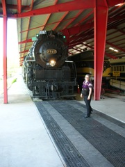 Steam Locomotive runs over Connie