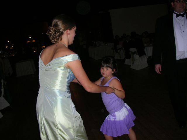 Bridesmaid Ellen, Flower Girl Marisa