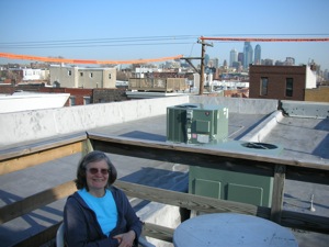 CONNIE SOAKS UP THE MARCH SUNSHINE