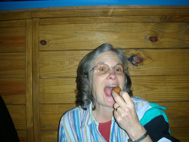 Connie's first hushpuppy ever