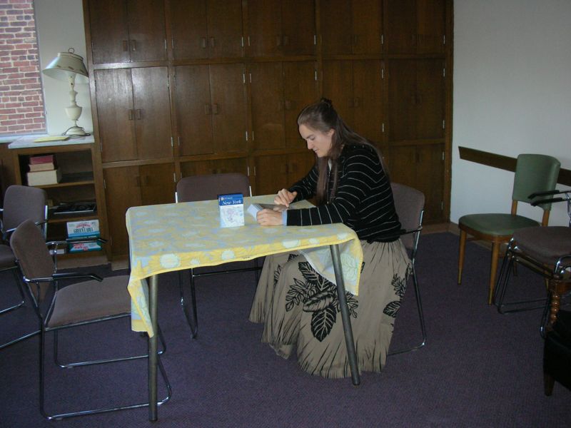 Bethany in the Common Room