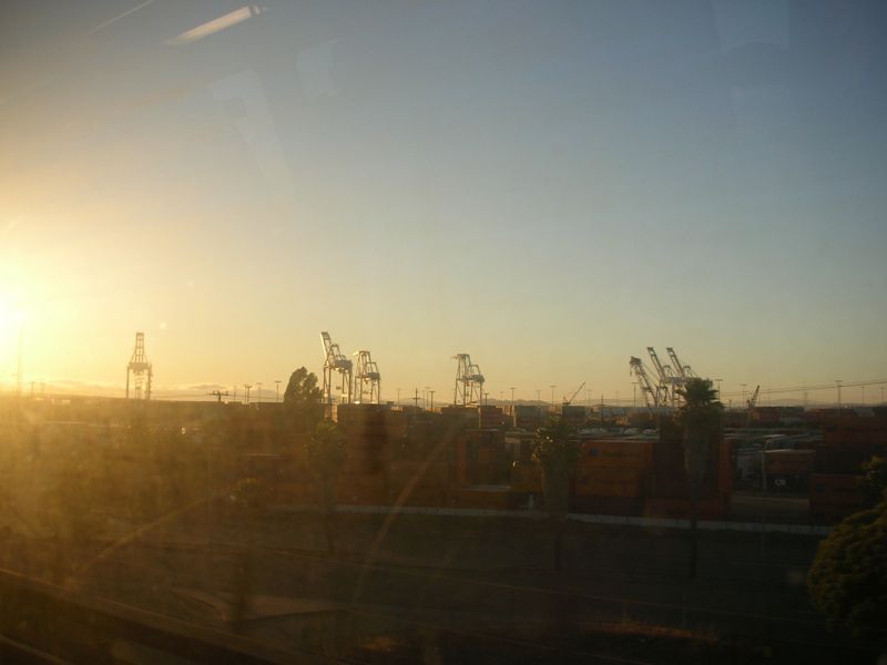 George Lucas got ideas here- Oakland docks