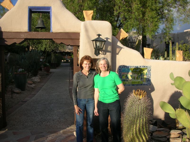 Connie with her roomie, Sheryl