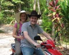 Timothy and Amanda in Thailand...