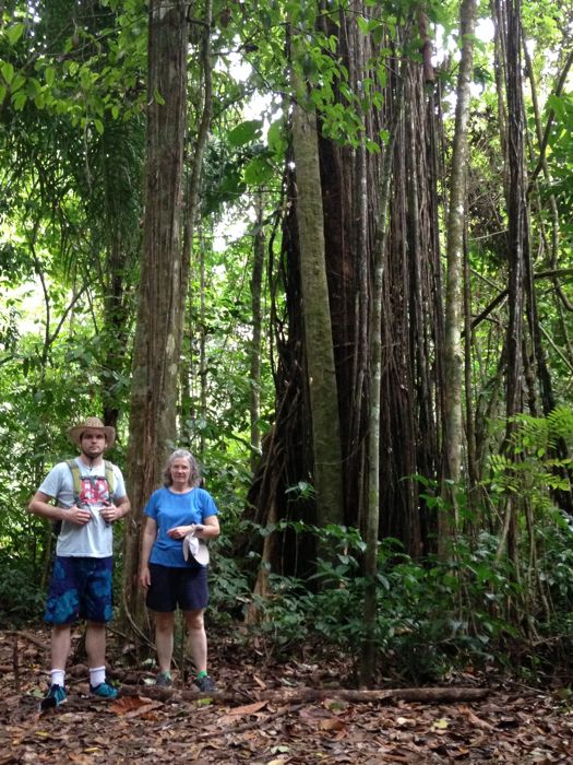 Andrew & Connie head into the forest
