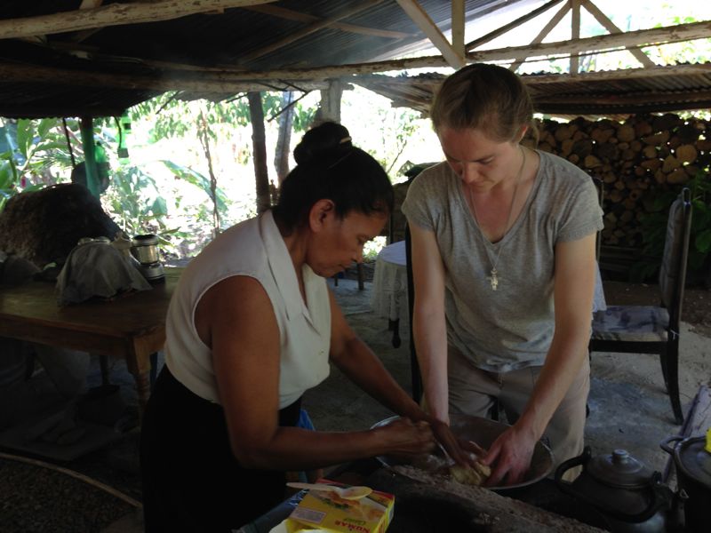 Making Bread.