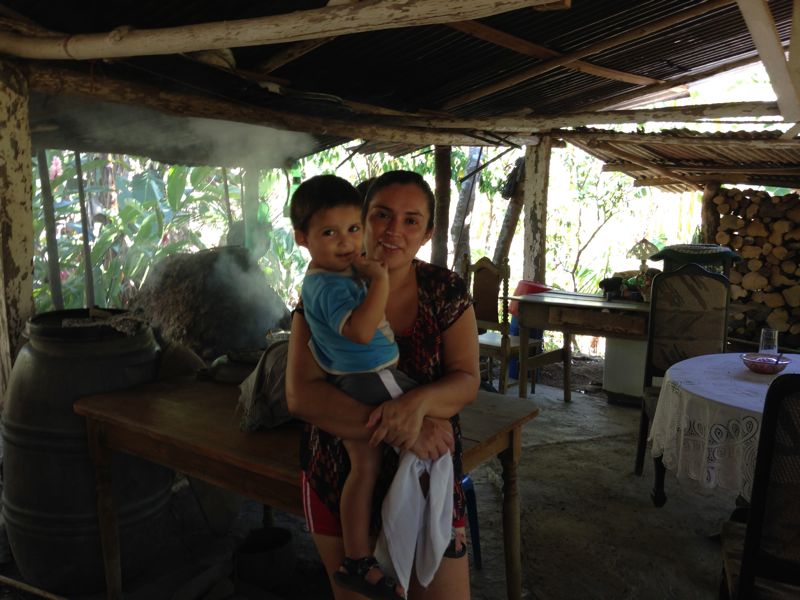 Andres with his mom, Lydia