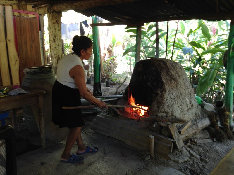 Preparing the oven