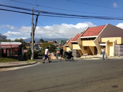 Sabanilla street scene