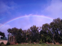 Rainbow over San Isidro