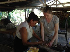 Making Bread.