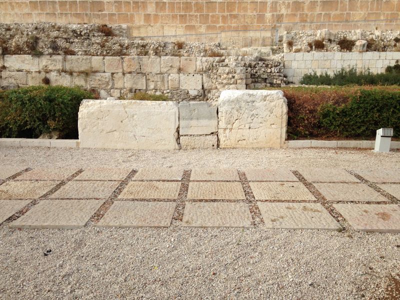Large stones from Herod's time