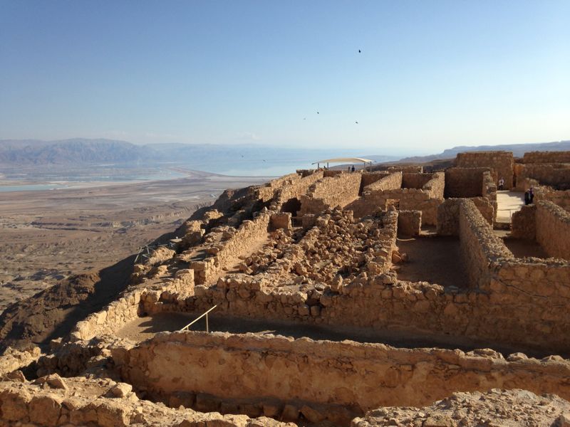On top of Masada